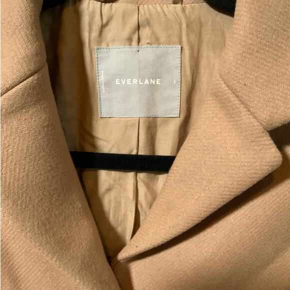 Everlane The ReWool Cocoon Coat - Camel - Size 0 - NWOT- Retail $250 - Picture 3 of 7